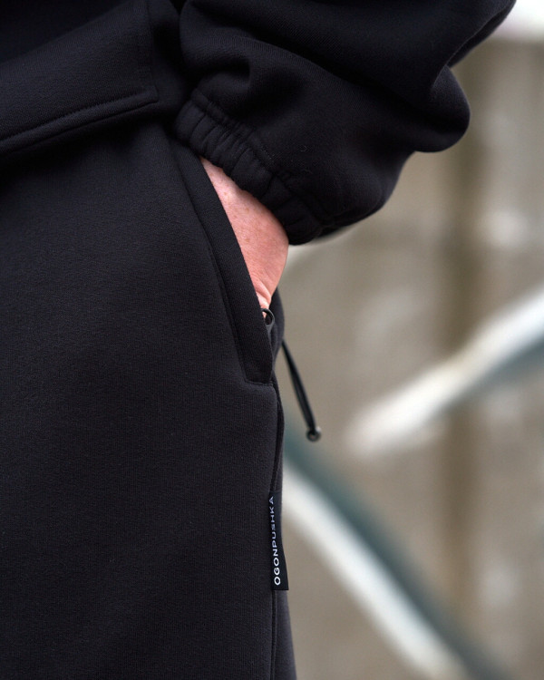 Тёплые спортивные штаны OGP Bend Fleece чёрные
