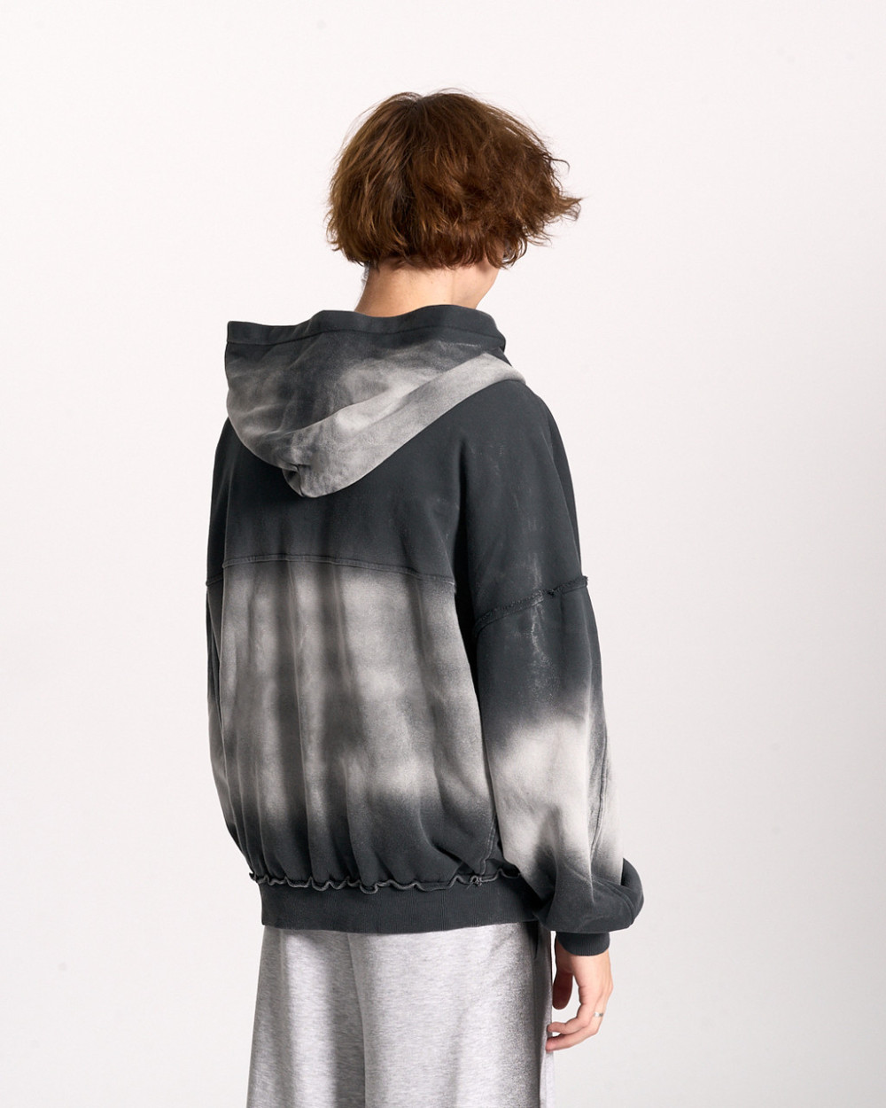 Худі зіппер оверсайз OGP Sep Washed. Ціна, купити, опис - Greasy