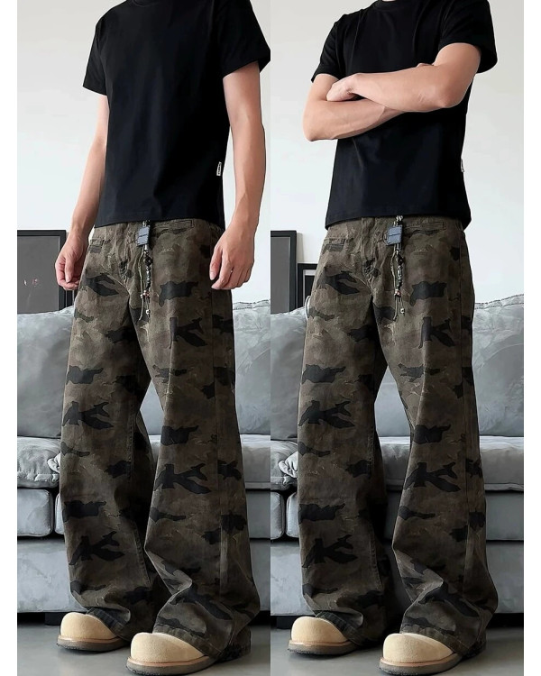 Джинсы оверсайз Y2K Camo