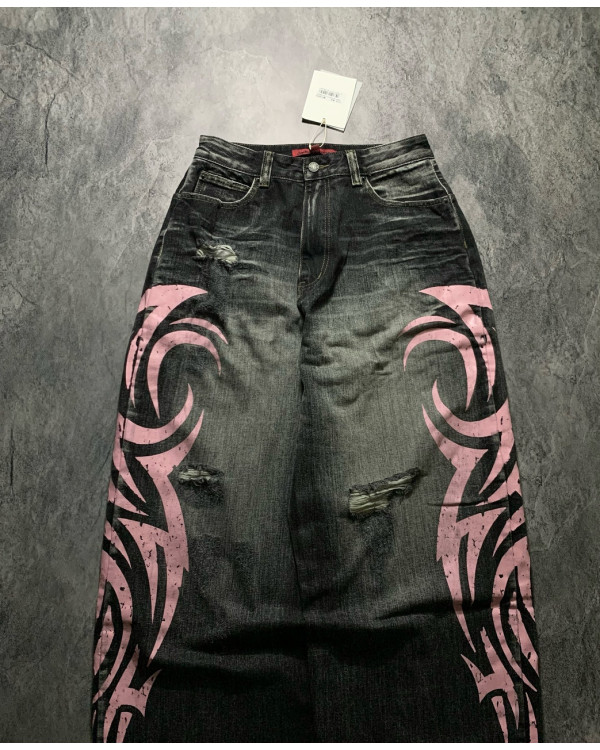 Джинсы оверсайз Y2K Glam Vintage