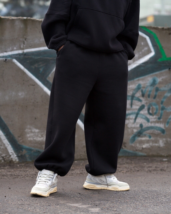 Тёплые спортивные штаны OGP Bend Fleece чёрные