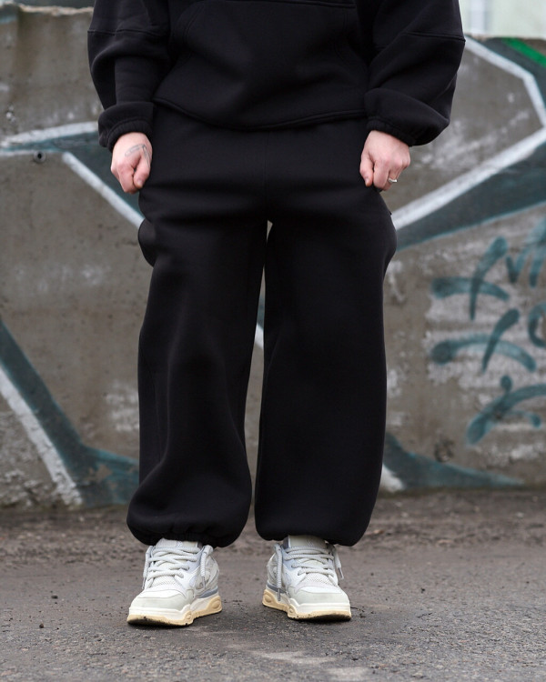 Тёплые спортивные штаны OGP Bend Fleece чёрные