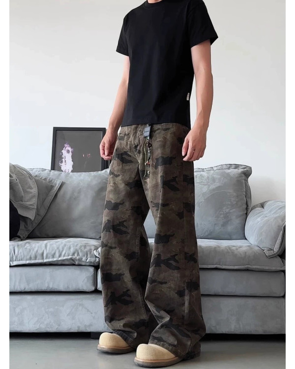 Джинсы оверсайз Y2K Camo