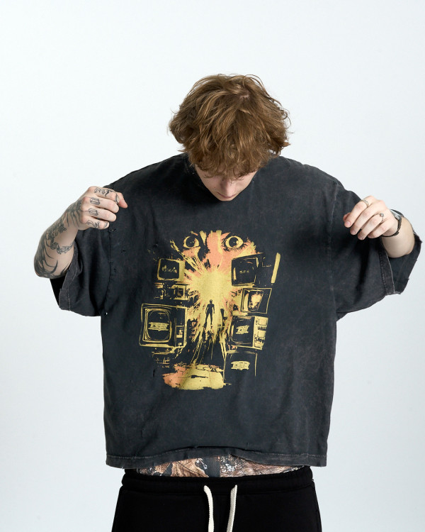 Футболка оверсайз OGP Hero Washed Distressed