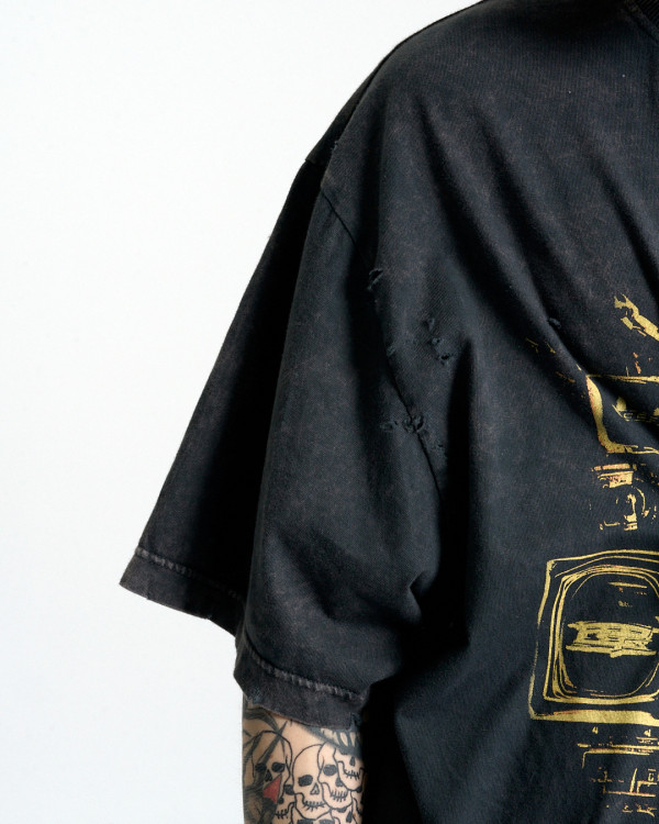 Футболка оверсайз OGP Hero Washed Distressed