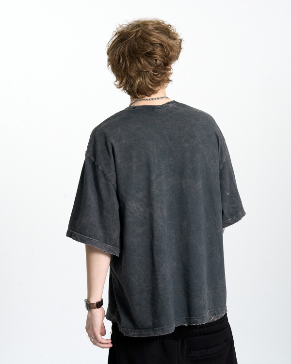 Футболка оверсайз OGP Hero Washed Distressed