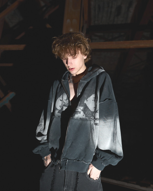 Худі зіппер оверсайз OGP Sep Washed