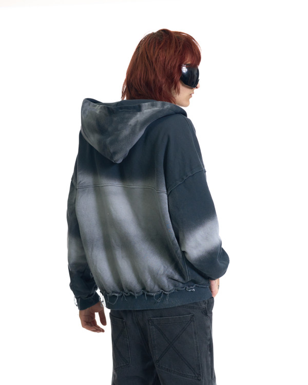 Худи зиппер оверсайз OGP Sep Washed