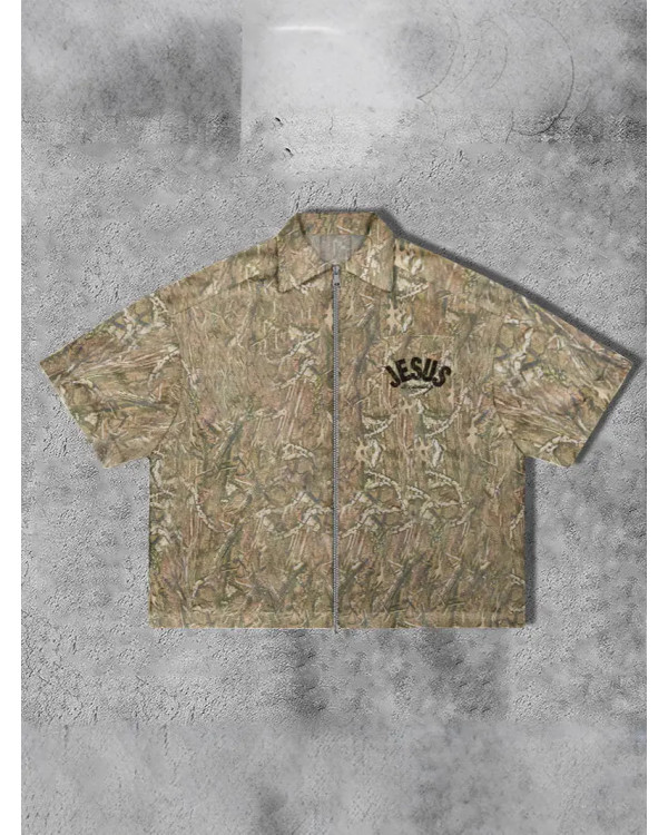 Футболка оверсайз Y2K Camo