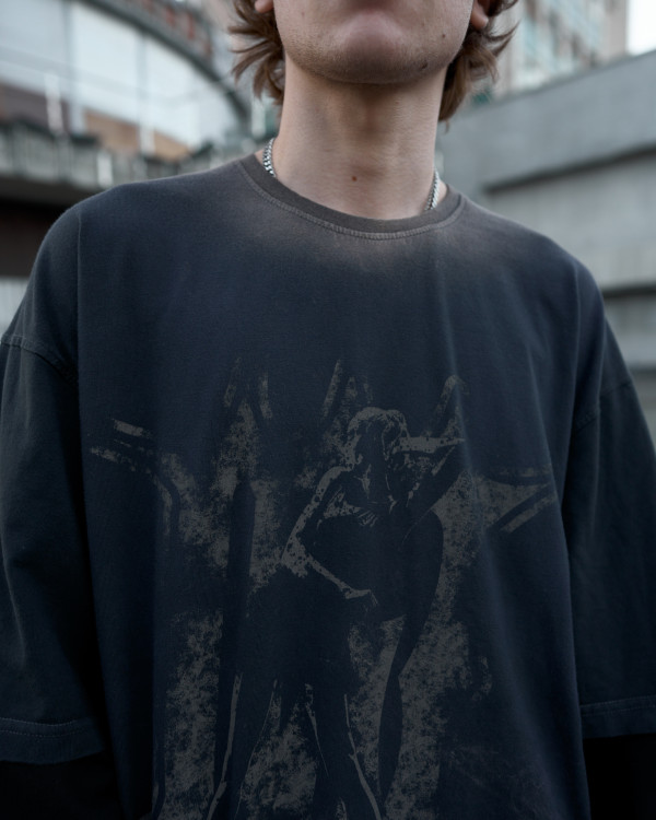 Лонгслив с двойным рукавом OGP DEADBYTE Washed