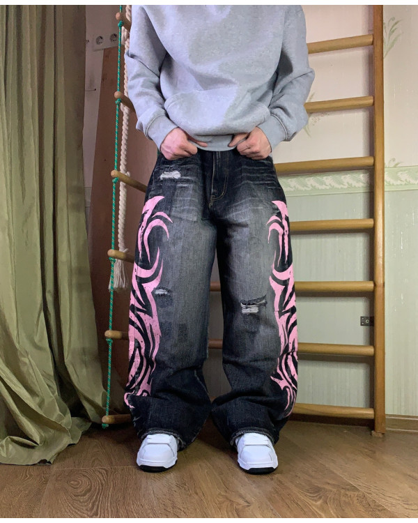 Джинсы оверсайз Y2K Glam Vintage