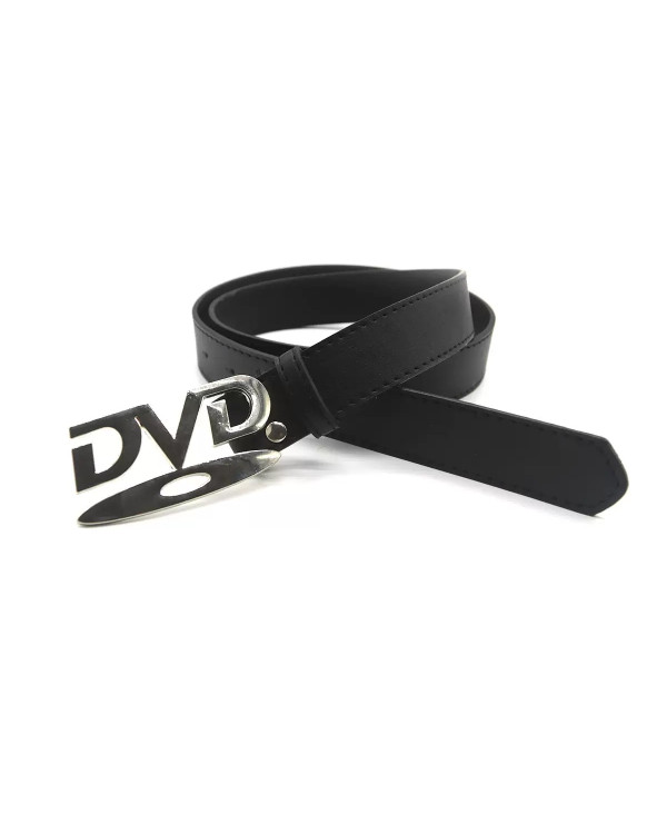 Ремень унисекс DVD черный