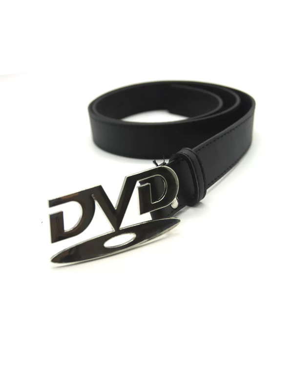 Ремень унисекс DVD черный