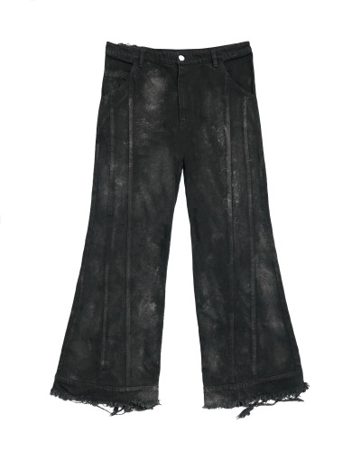 Джинси кльош OGP Ash Waxed чорні