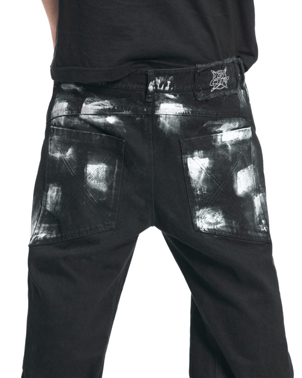 Джинсы клёш OGP Ash Silver чёрные