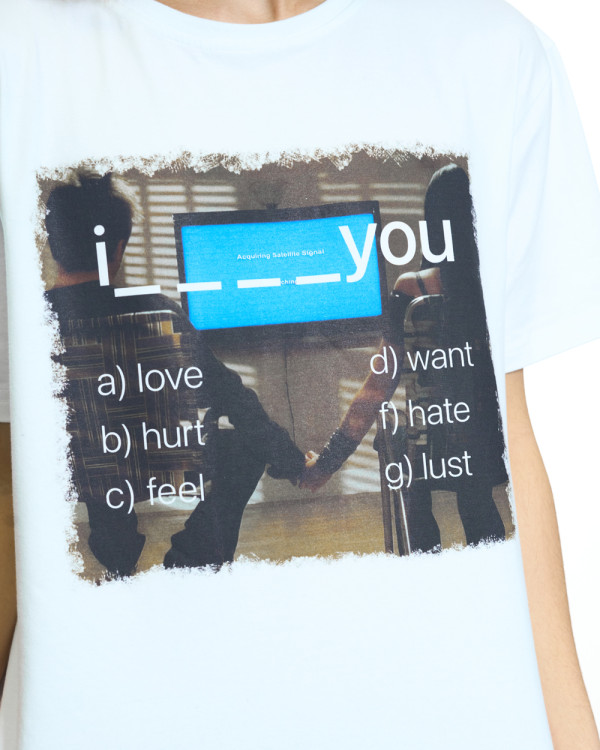Футболка OGP You белая (Slim fit)