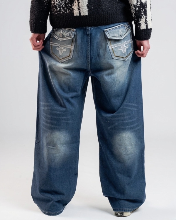 Джинсы Retro Wash синие