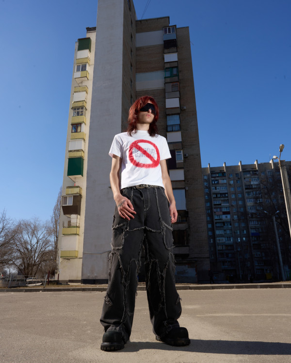 Футболка OGP Свобода белая (Slim fit)