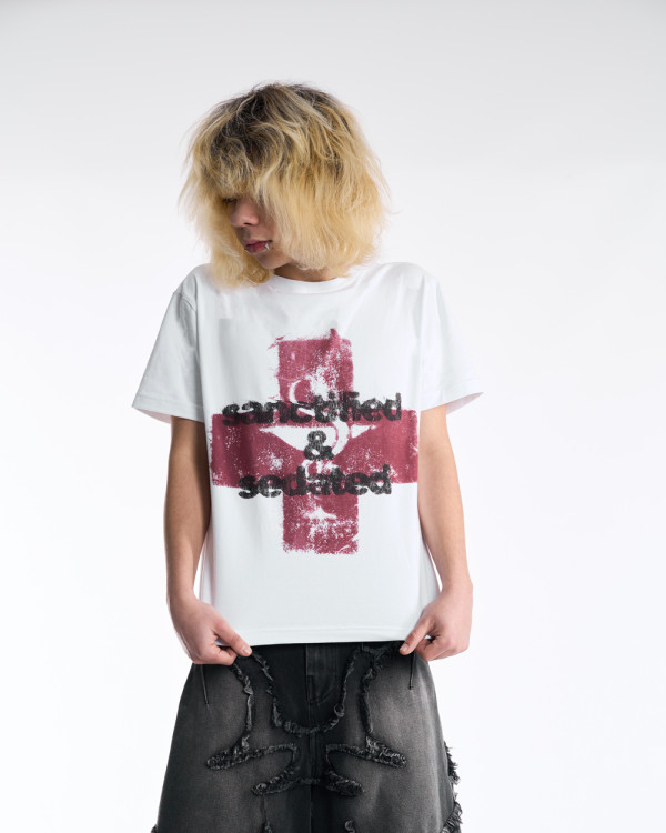 Футболка OGP Farm белая (Slim fit)