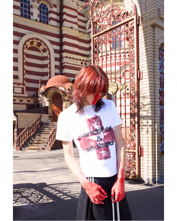 Футболка OGP Farm белая (Slim fit)