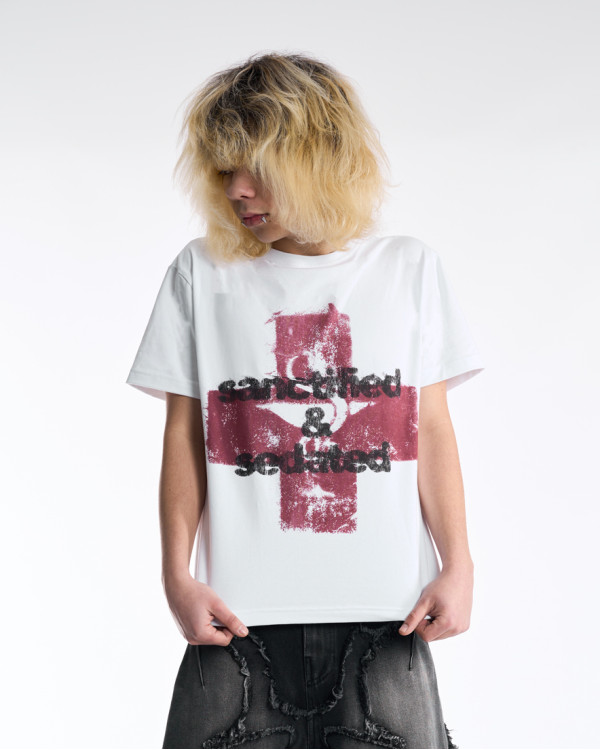 Футболка OGP Farm белая (Slim fit)