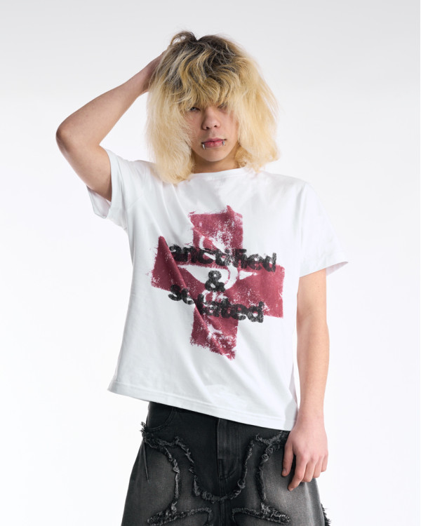 Футболка OGP Farm белая (Slim fit)