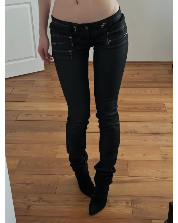 Джинсы Biker Chic черные