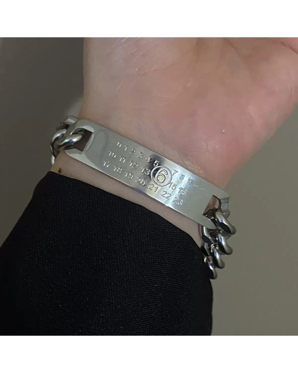 Браслет MM6 silver