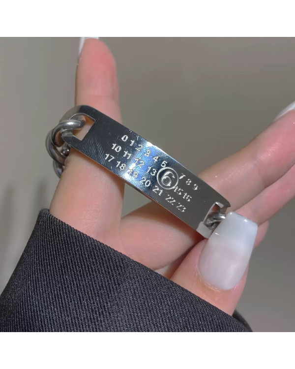 Браслет MM6 silver