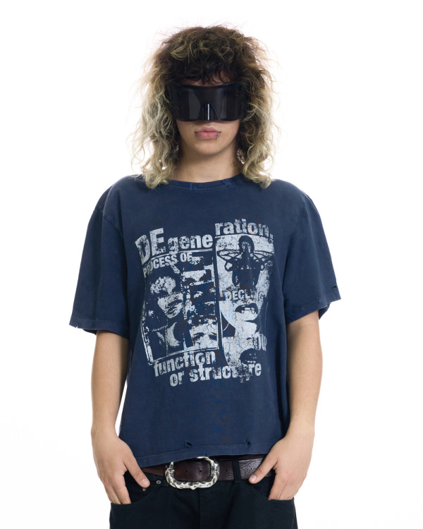 Футболка OGP Generation Washed синяя