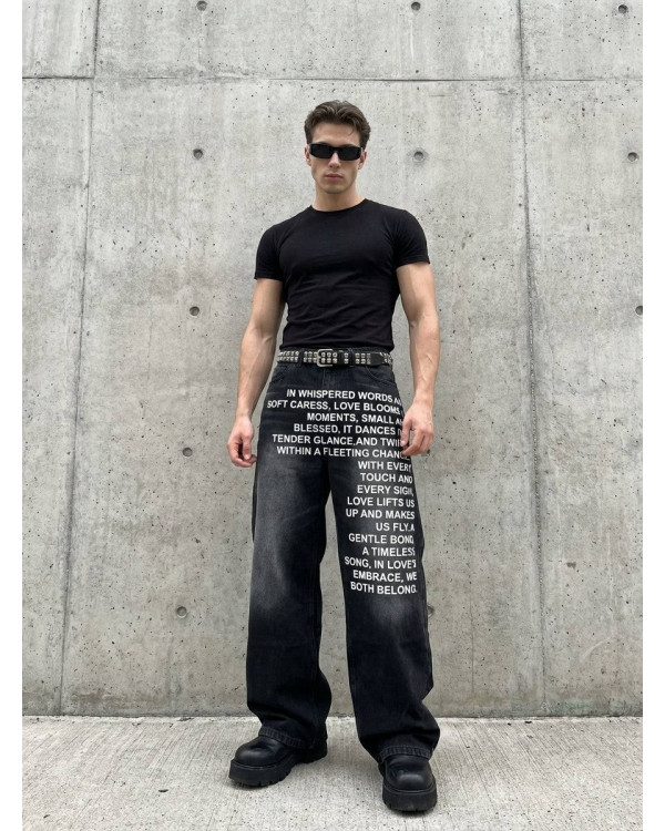 Джинсы Algorithm черные